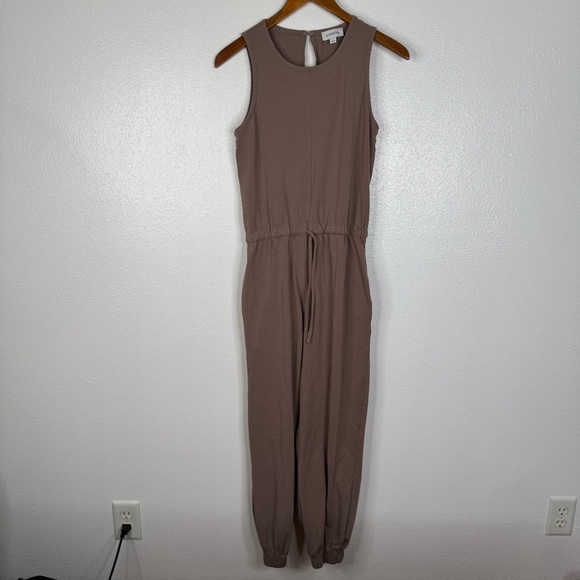 Evereve Pants - Evereve Brown Casual Jumpsuit Size Small